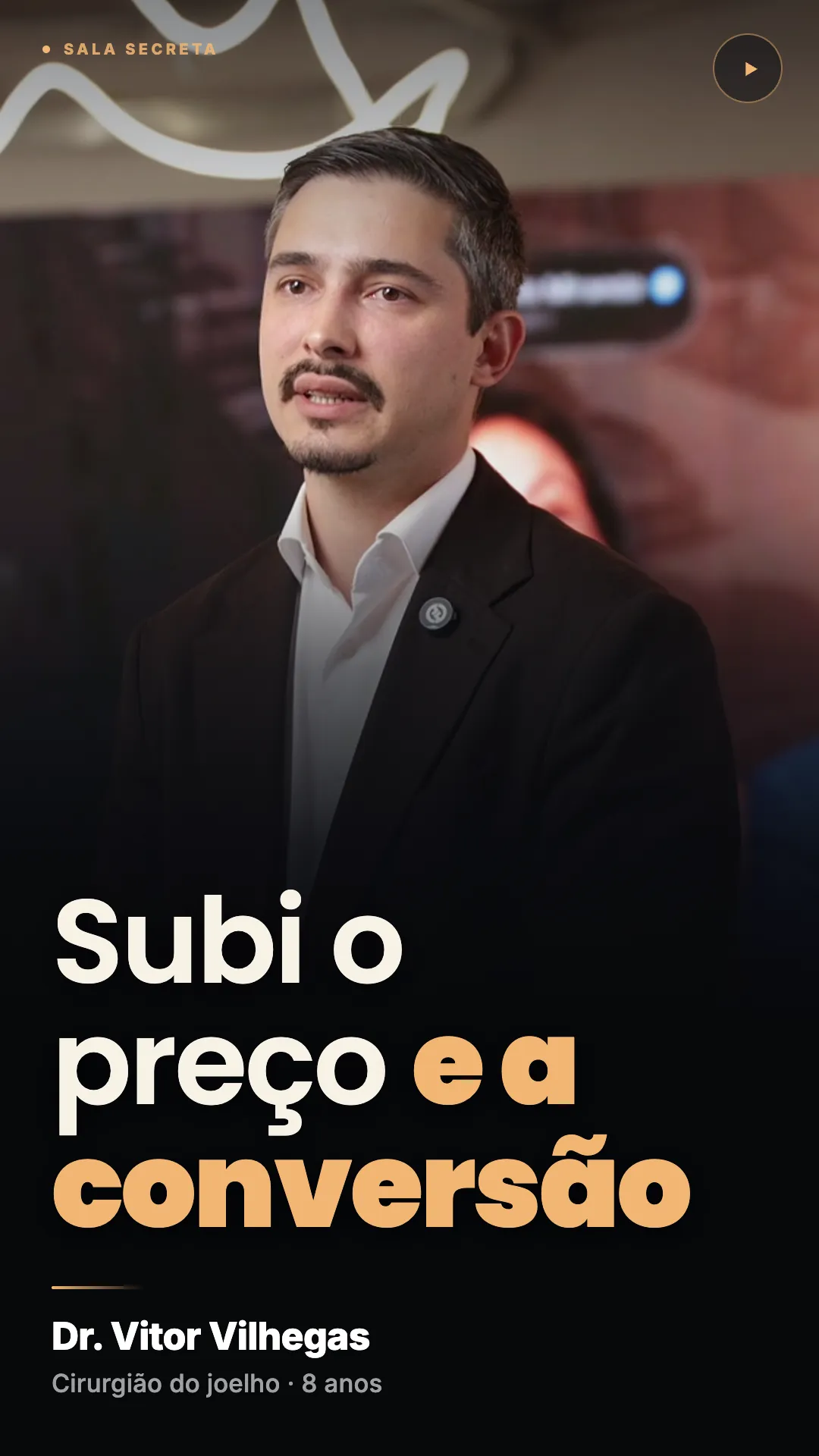 Dr. Vitor Vilhegas: Subi o preço e a conversão das cirurgias